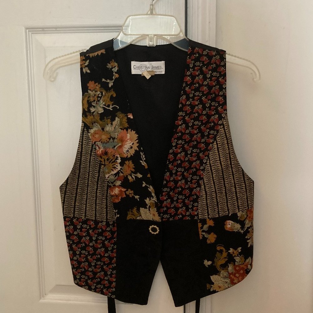 Petite Multi-colored Vest